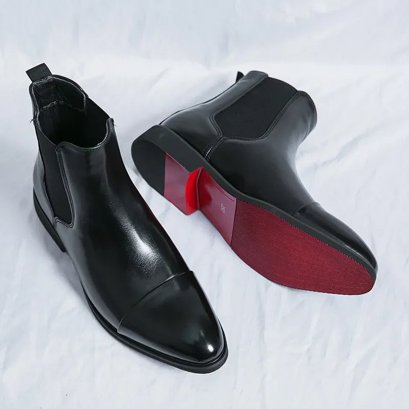 Massimo · Stivaletti eleganti in pelle