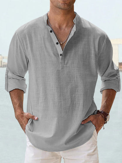 Adriano · Camicia ariosa in lino