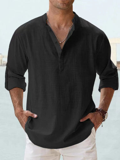 Adriano · Camicia ariosa in lino