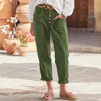 Emilia · Pantaloni Rilassati e Sfavillanti