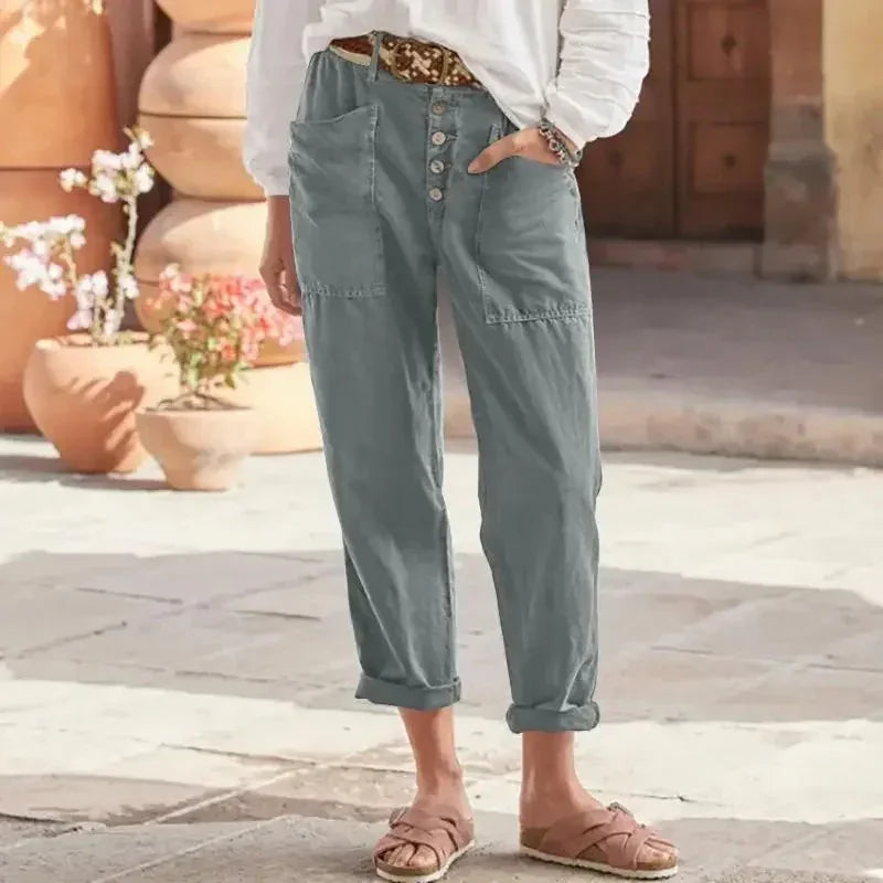 Emilia · Pantaloni Rilassati e Sfavillanti