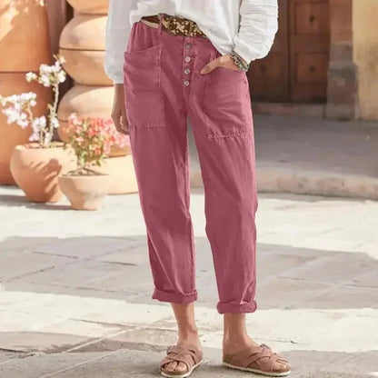 Emilia · Pantaloni Rilassati e Sfavillanti
