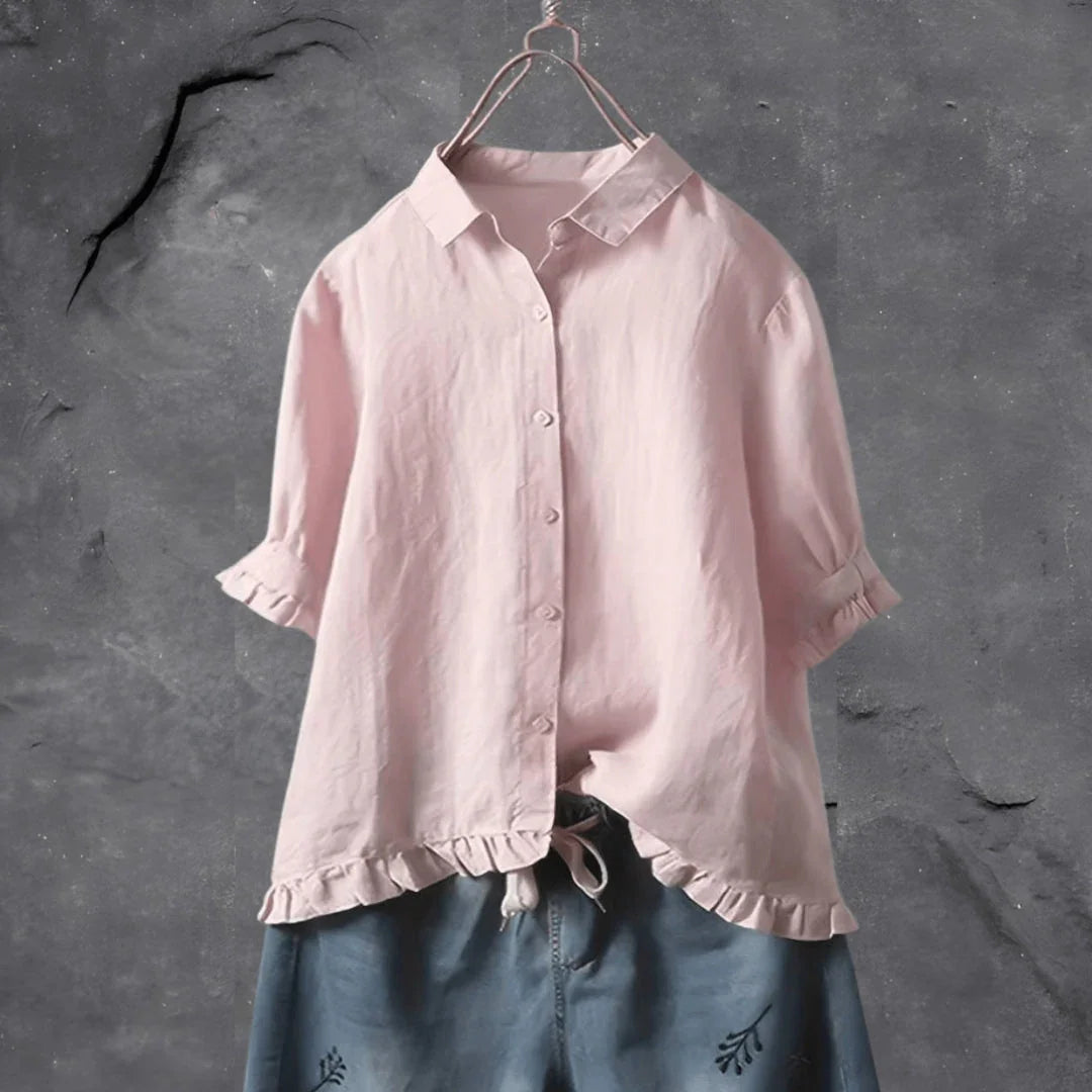 Amalia · Blusa raffinata a mezza manica