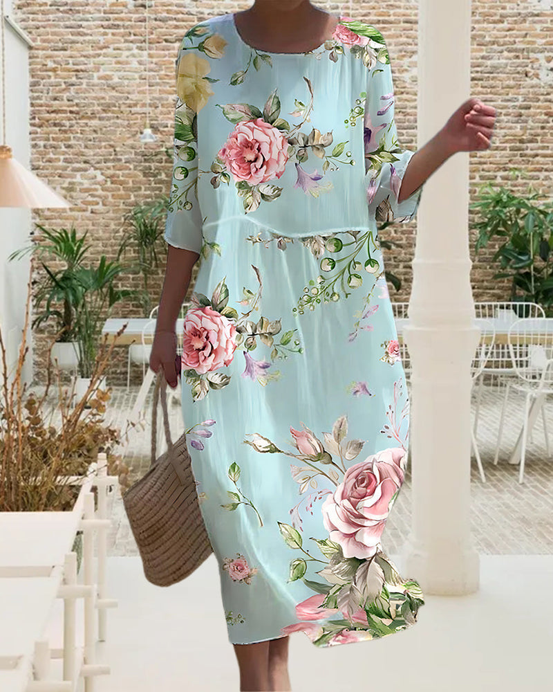 Fiorella · Abito Floreale Morbido