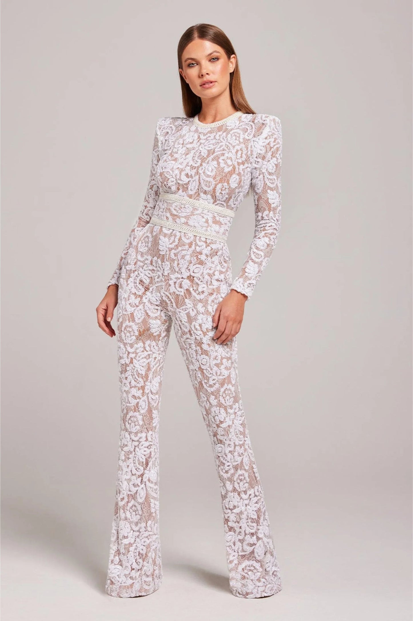 Renata · Elegante Tuta in Pizzo