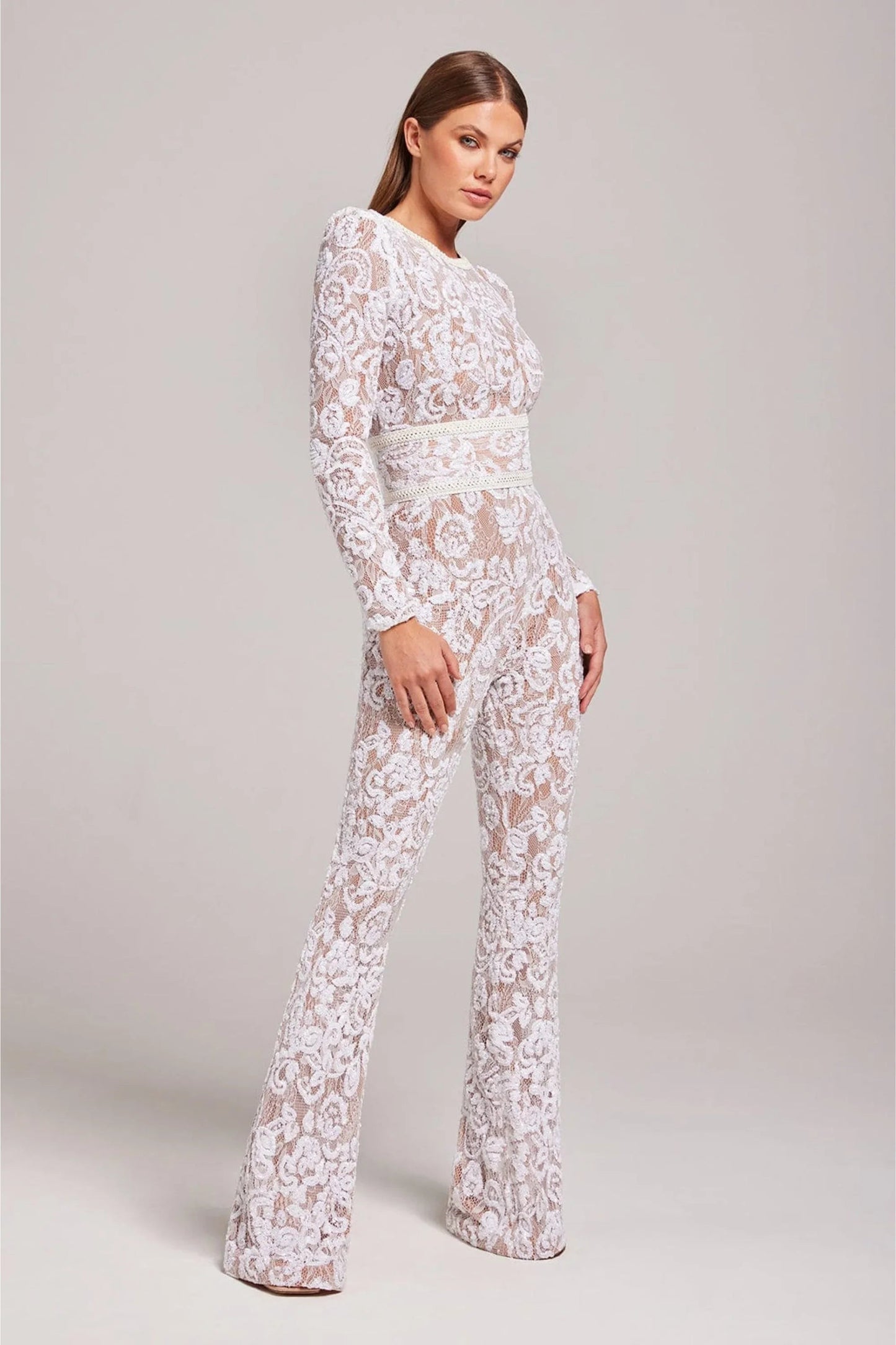 Renata · Elegante Tuta in Pizzo