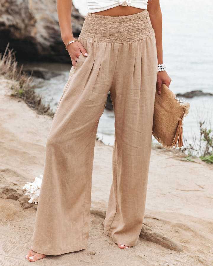 Nives · Pantaloni in Lino Leggero