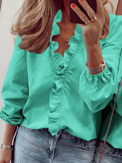 Vittoria · Blusa raffinata con balze