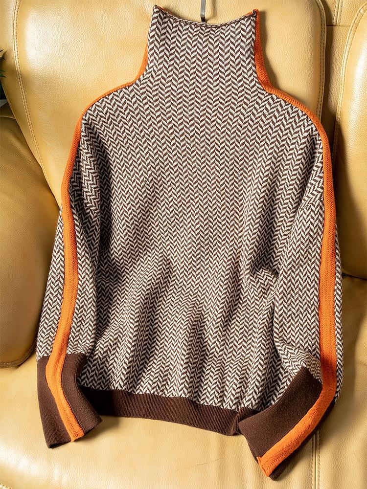 Valentina · Maglione in Herringbone Accogliente