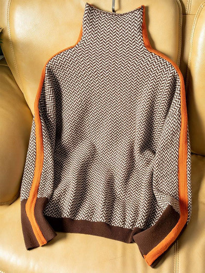 Valentina · Maglione in Herringbone Accogliente