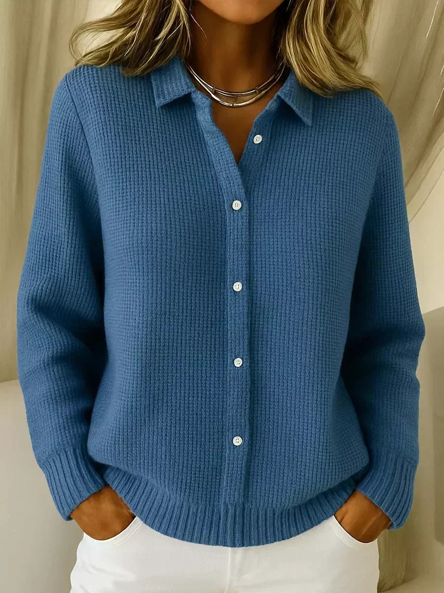 Carmela · Cardigan in maglia testurizzata con bottoni