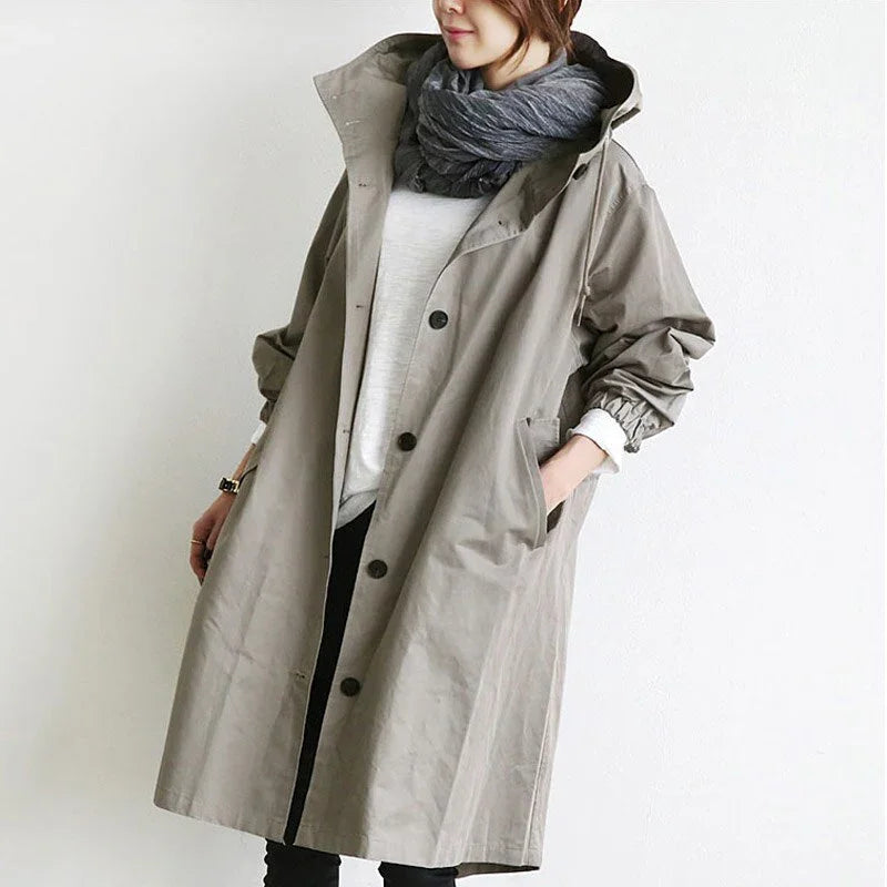 Berenice · Cappotto Trench con Cappuccio