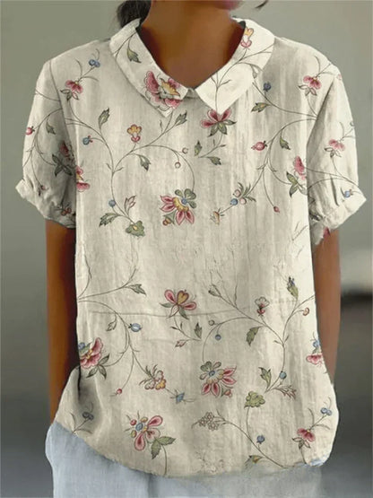 Romina · Blusa in Lino Fresco