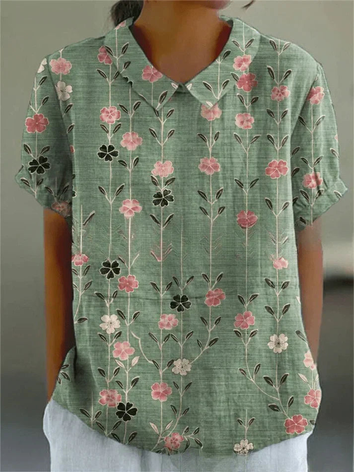 Romina · Blusa in Lino Fresco