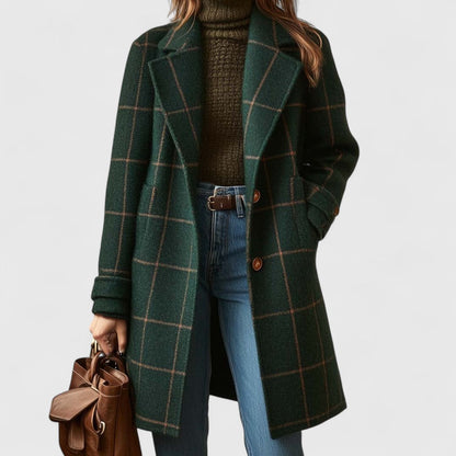 Agnese · Cappotto a Quadri Confortevole