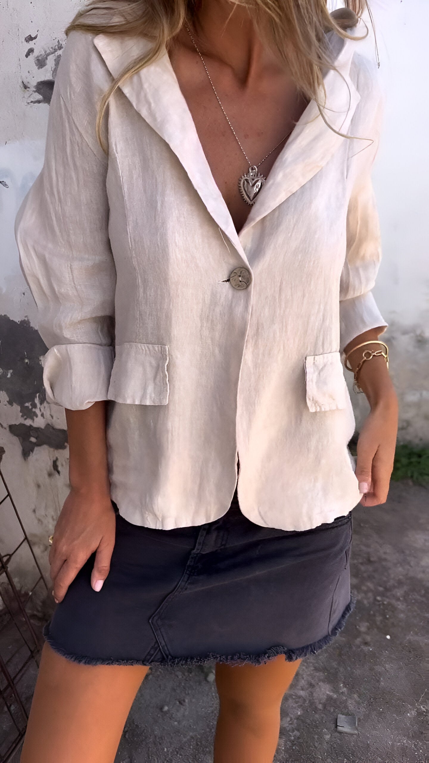 Petra · Giacca in Lino Rilassata