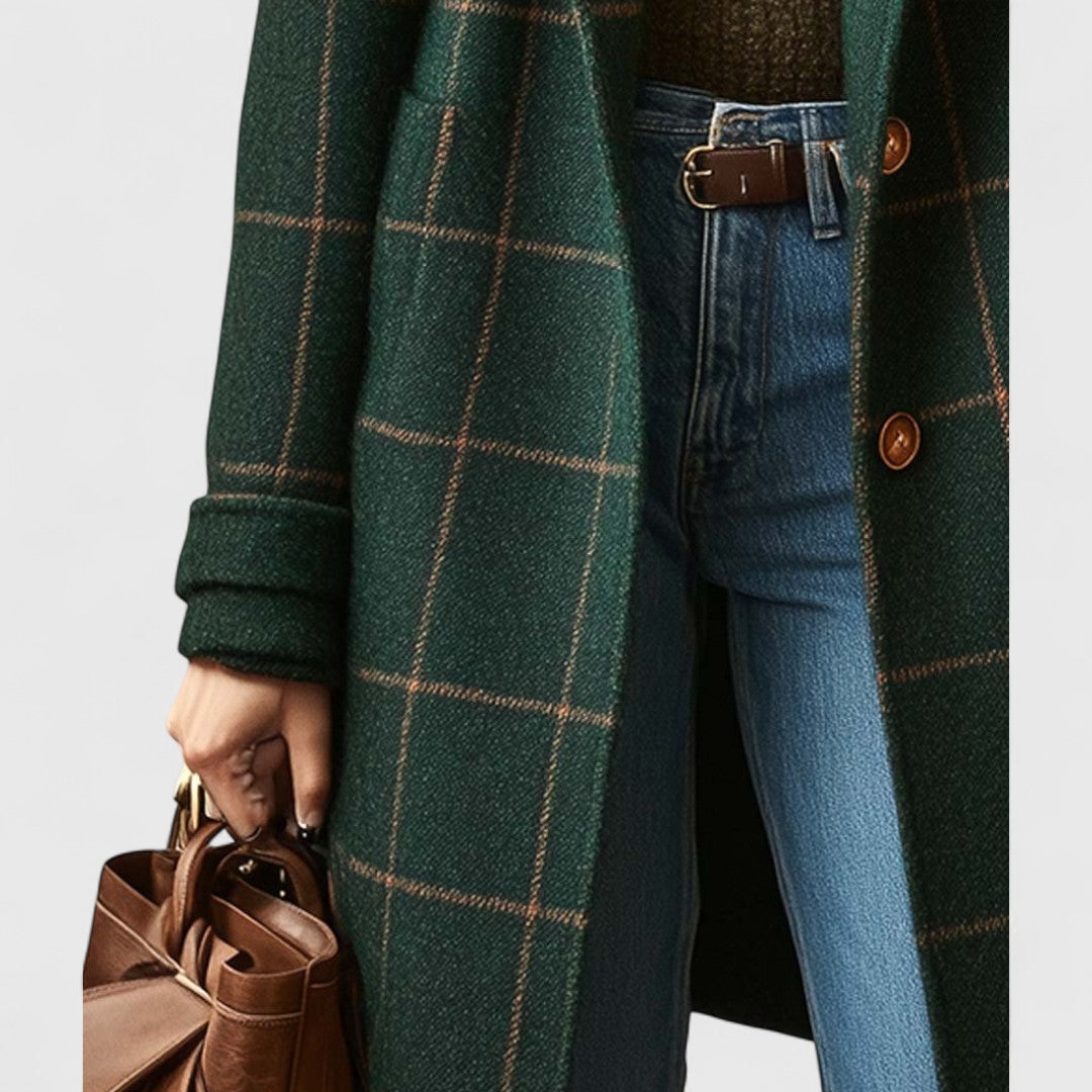 Agnese · Cappotto a Quadri Confortevole