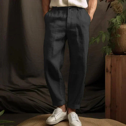 Alberto · Pantaloni in Lino Morbido