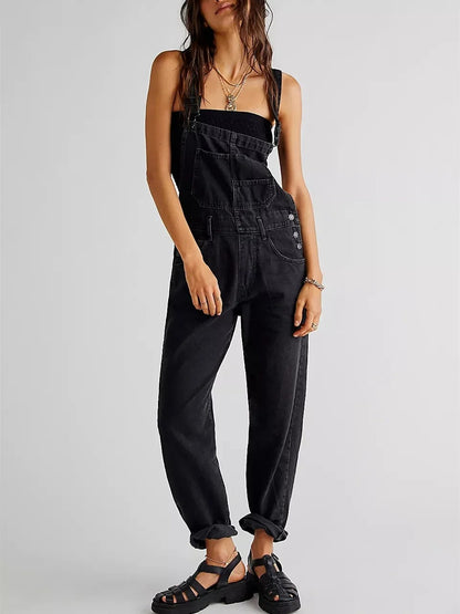 Clara | Salopette denim dal taglio morbido
