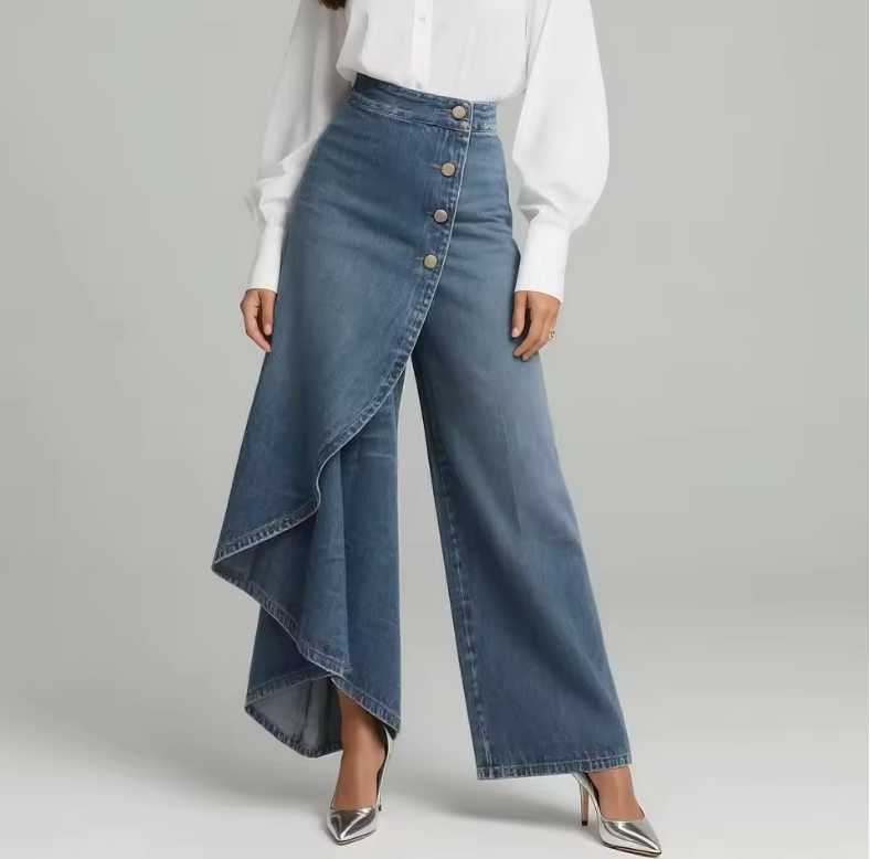 Marcella pantaloni Blu denim