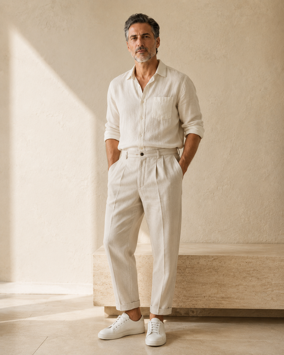 Alberto · Pantaloni in Lino Morbido — NORTELLI