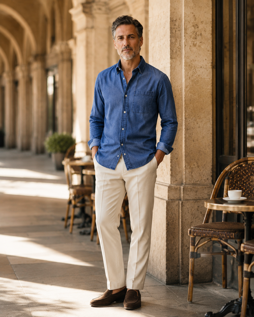 Amedeo · Camicia in Cotone di Lusso — NORTELLI