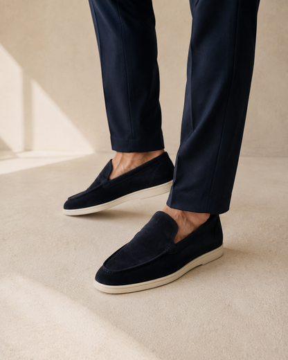 Basilio · Mocassini in morbida camoscio — NORTELLI