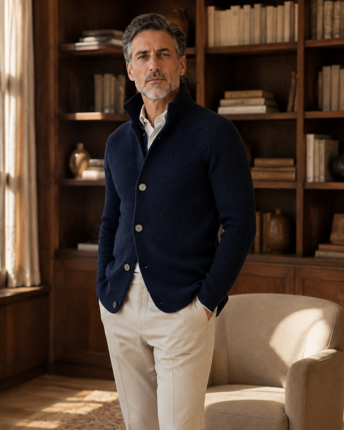 Battista · Cardigan in Morbida Maglia — NORTELLI