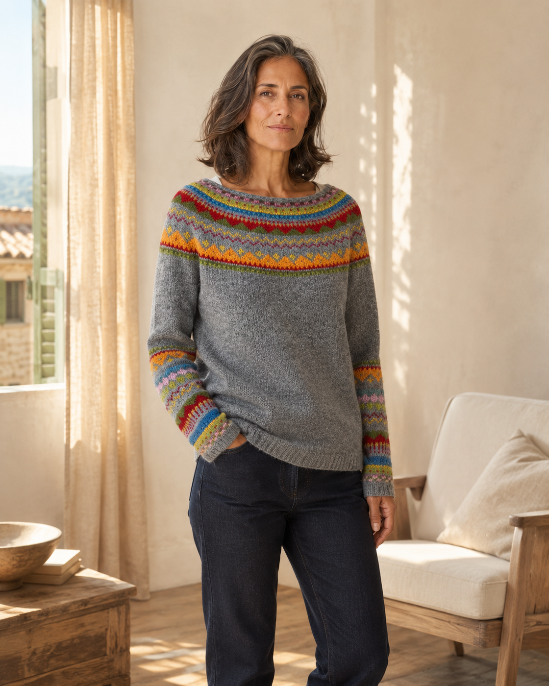 Brigida · Maglione autunnale retrò per il massimo del comfort e de — NORTELLI