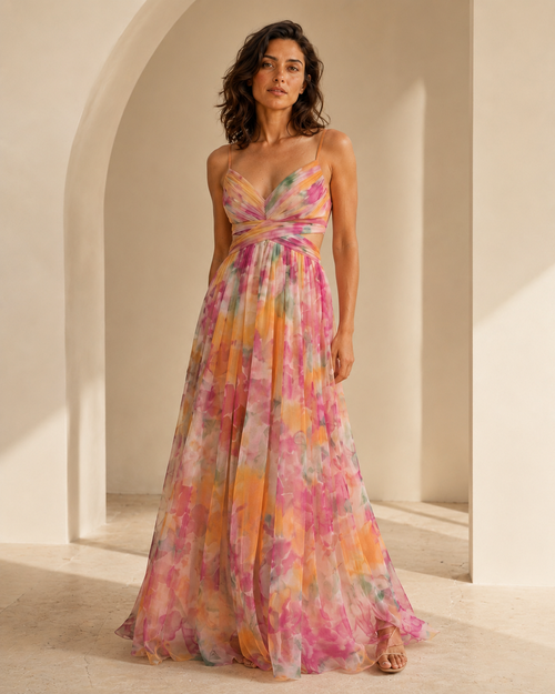 Cecilia · Abito in Chiffon Etereo — NORTELLI