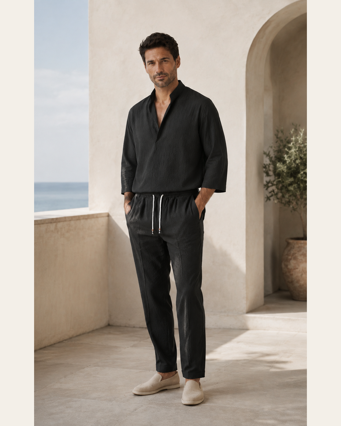 Cesare · Set Camicia Tessuto Rilassato — NORTELLI