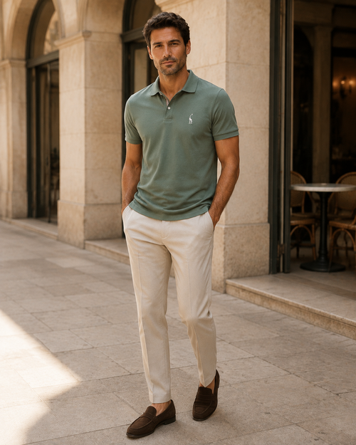 Claudio · Polo in Piqué Morbido — NORTELLI