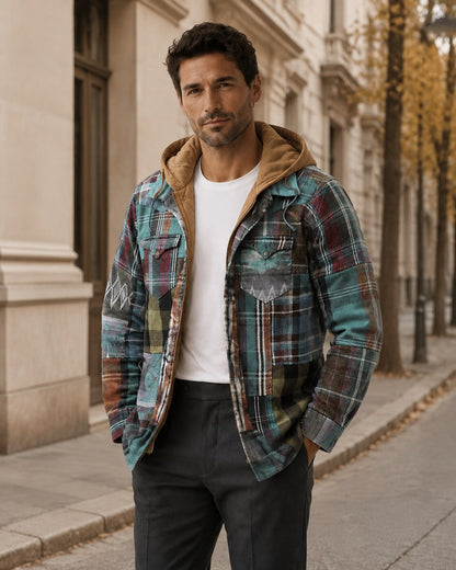 Diego · Giacca Accogliente Patchwork — NORTELLI