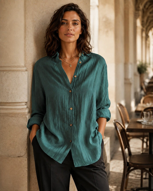 Diletta · Blusa in Cotone Senza Sforzo — NORTELLI