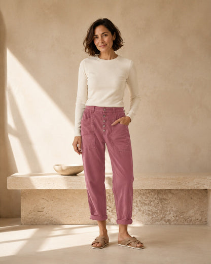 Emilia · Pantaloni Rilassati e Sfavillanti — NORTELLI