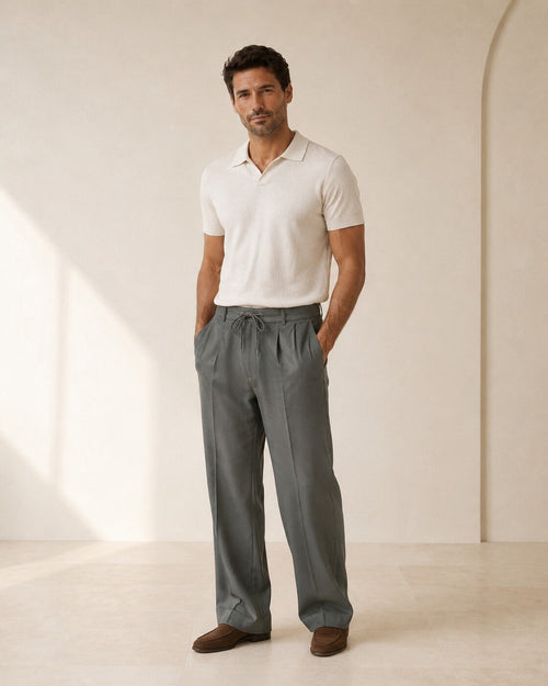 Ettore · Pantaloni in Lino Rilassati — NORTELLI