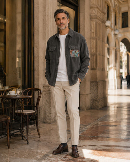 Ferruccio · Confortevole Maglia a Costine — NORTELLI