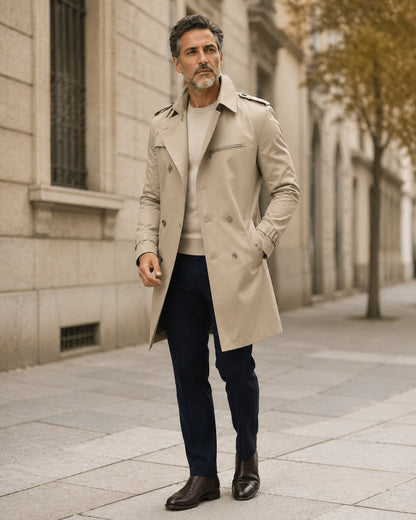 Fulvio · Elegante Cappotto Trench Classico — NORTELLI