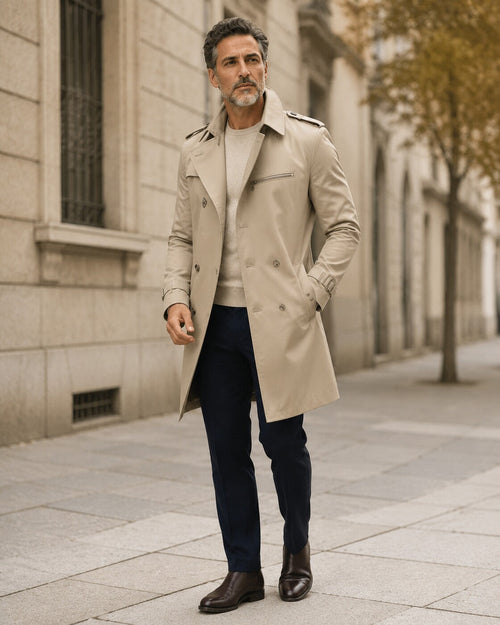 Fulvio · Elegante Cappotto Trench Classico — NORTELLI