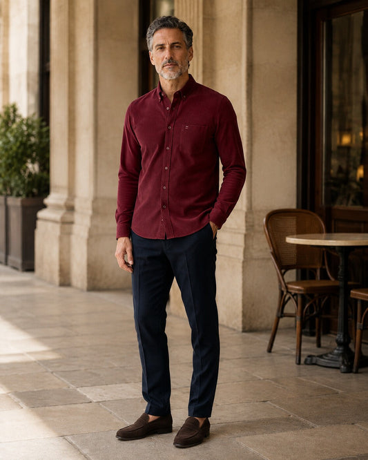 Furio · Camicia di Velluto a Coste di Lusso — NORTELLI