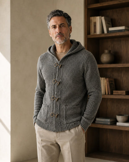 Giordano · Maglione con cappuccio morbido — NORTELLI