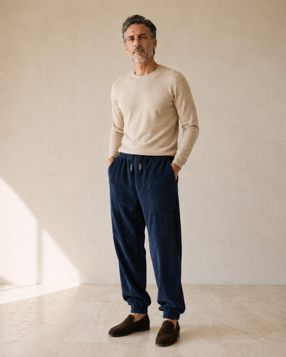 Ilario · Pantaloni a coste accoglienti — NORTELLI