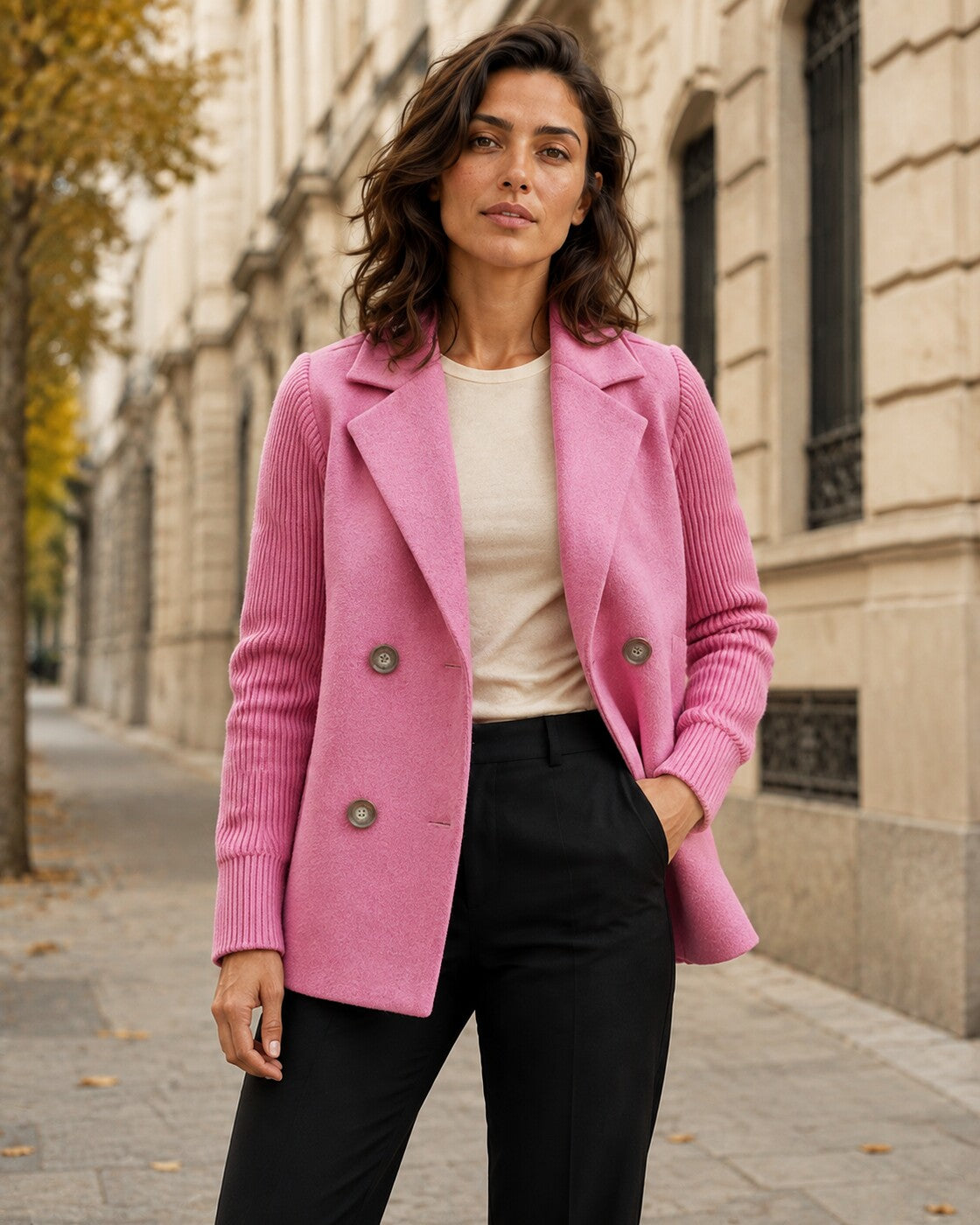 Irene · Cappotto Patchwork Elegante — NORTELLI