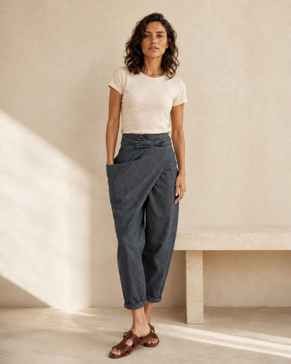 Lavinia · Pantaloni a Gamba Larga Breezy — NORTELLI
