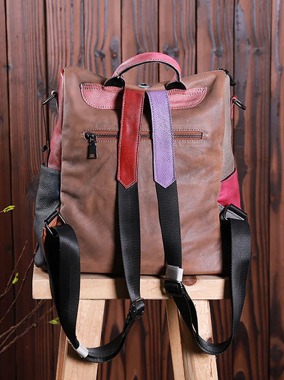 Livia zaino multicolore in pelle, dettaglio 14