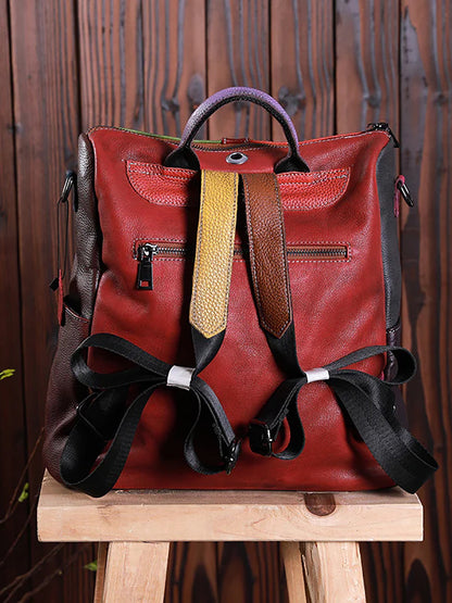 Livia zaino multicolore in pelle, dettaglio 23