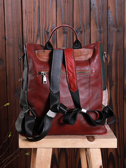 Livia zaino multicolore in pelle, dettaglio 24
