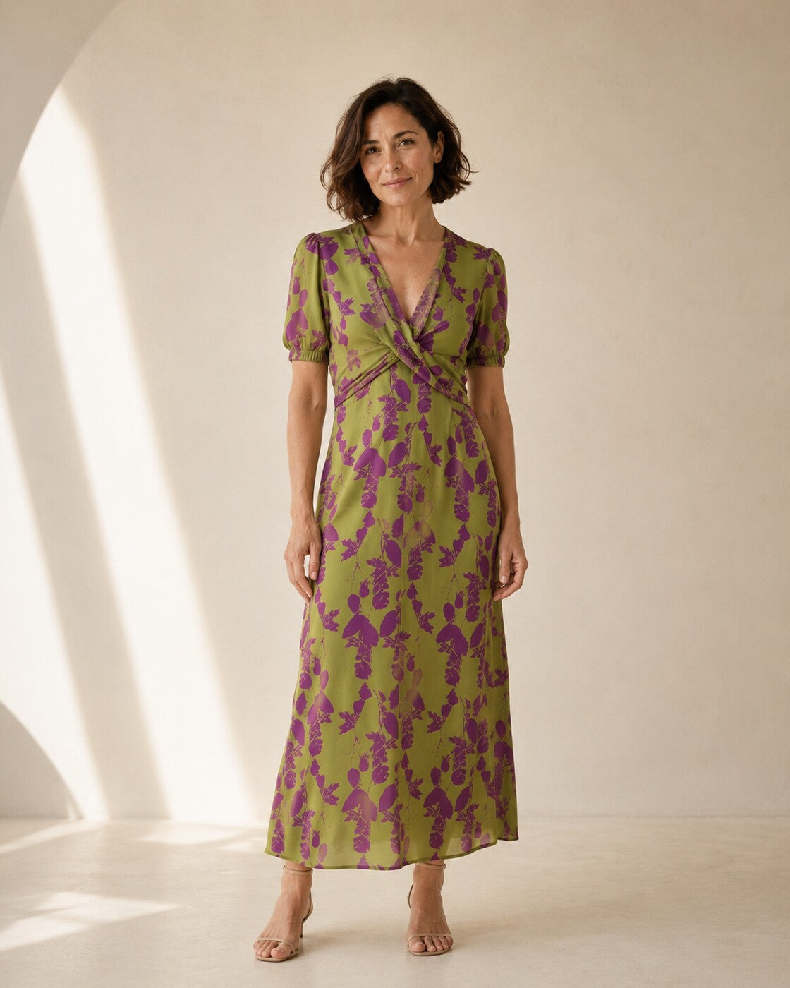 Ludovica · Abito Floreale in Seta — NORTELLI
