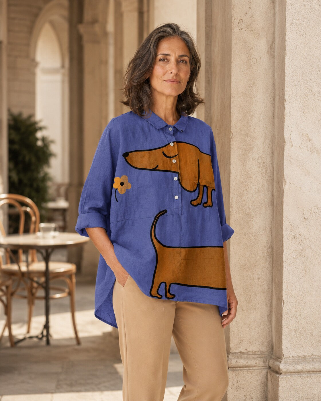 Marta · Camicia in Cotone Rilassato — NORTELLI