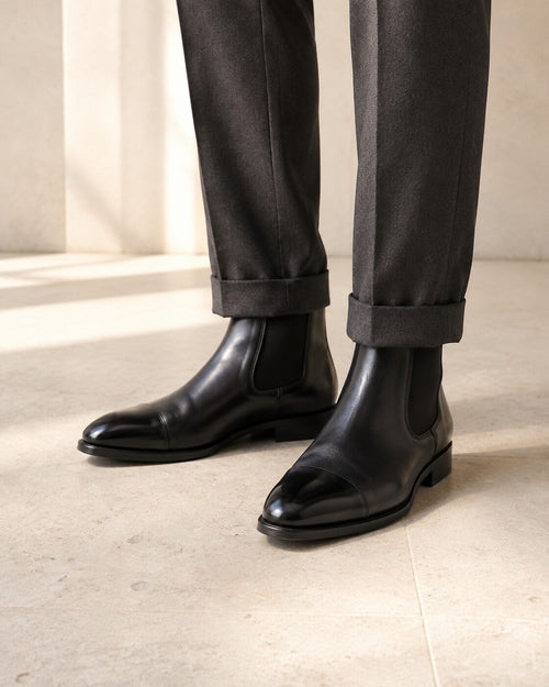 Massimo · Stivaletti in Pelle Chic — NORTELLI